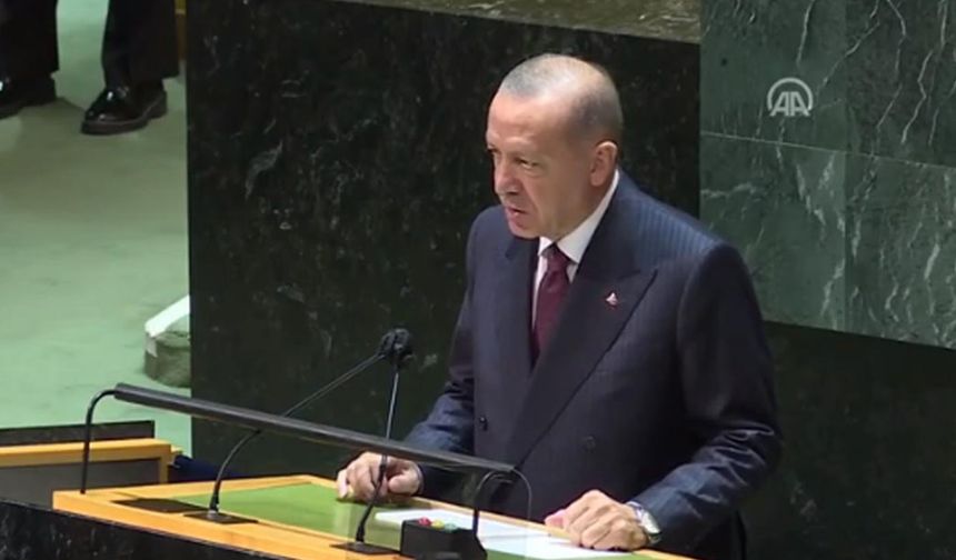 Erdoğan, BM Genel Kurulu'nda: Aşı milliyetçiliği insanlık adına yüz kızartıcıdır