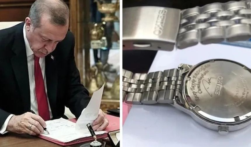 Erdoğan’ın hediye ettiği saatler satışa çıkarıldı