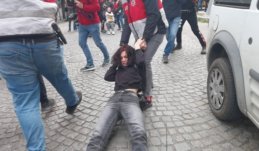 Taksim'e yürümek isteyen 164 kişi gözaltına alındı