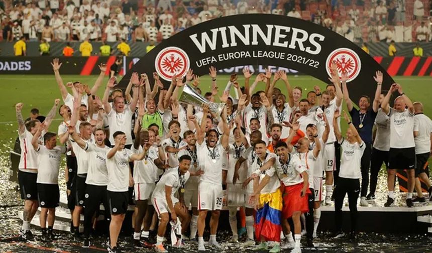 UEFA Avrupa Ligi'nde şampiyon Eintracht Frankfurt
