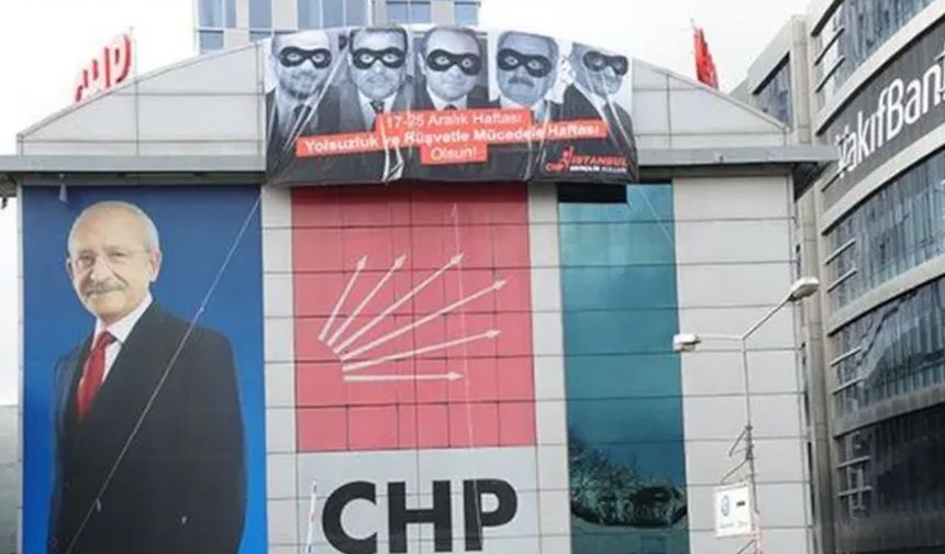 AYM, CHP'nin Bilal Erdoğan'lı 17-25 Aralık pankartına ceza verilmesine yaptığı itirazı reddetti