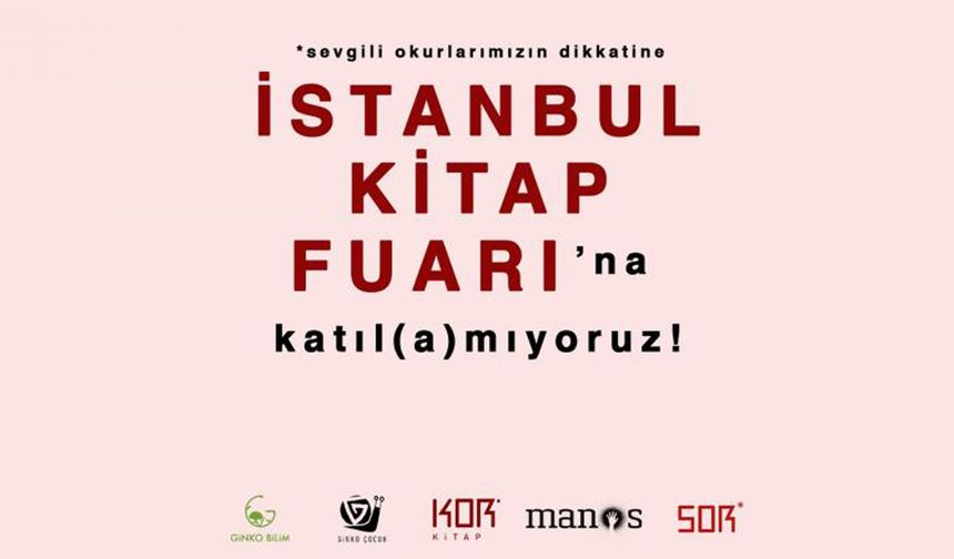 Ginko Kitap: İstanbul Kitap Fuarına katıl(a)mayacağız