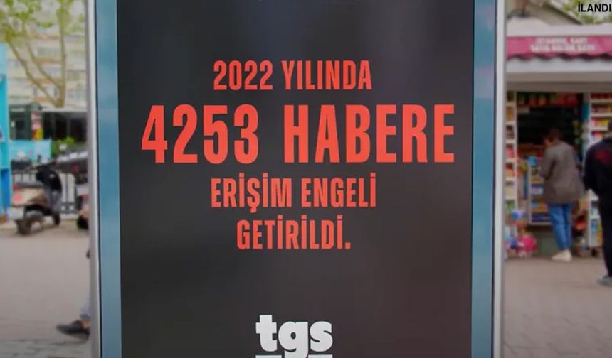 İstanbul’da 'görünmeyen' sansür protestosu