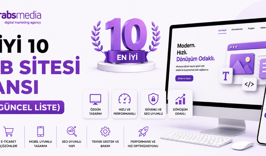 En İyi 10 Web Sitesi Ajansı (2026 Güncel Liste)