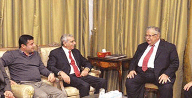 HDP, BDP ve DTK heyeti Talabani ile görüştü