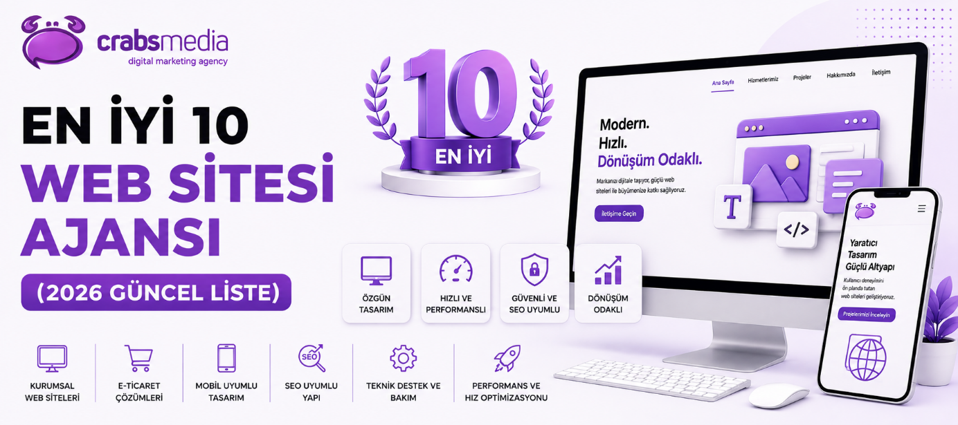 En İyi 10 Web Sitesi Ajansı (2026 Güncel Liste)